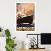 Poster Adriatica Lines (Thuiskantoor)