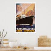 Poster Adriatica Lines (Keuken)