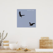 Poster Adult and immature eagles (Cuisine)