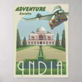 Poster Adventure Attend en Inde (Devant)