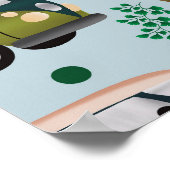 Poster Adventure Await : Camper Baby Boy Shower (Coin)