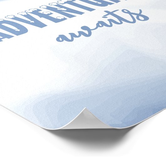 Poster Adventure Await Winter Nursery Décor (Coin)