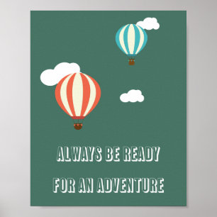 Poster Adventure Quote