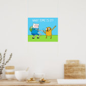Poster Adventure Time | Finn & Jake Fist Bump (Cuisine)