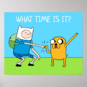 Poster Adventure Time | Finn & Jake Fist Bump (Devant)