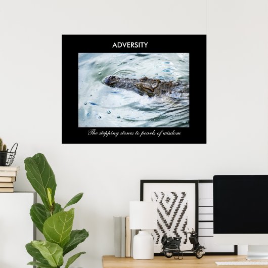 Poster Adversité (Bureau à domicile)