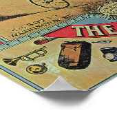 Poster Advert pour le vélo Columbia (Coin)