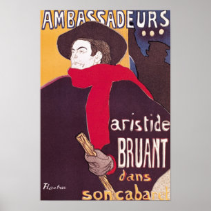 Poster adverteren Aristide Bruant