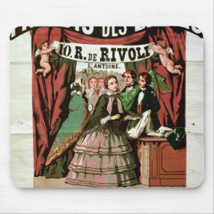 Poster adverteren "Au Paradis des Dames" Muismat