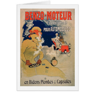 Poster adverteren "Benzo-Moteur"-motorolie