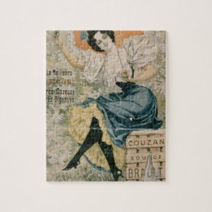 Poster adverteren "Brault Natural Mineral Water f Legpuzzel