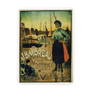 Poster adverteren "Croix de Vie", gemaakt door J.B Magneet