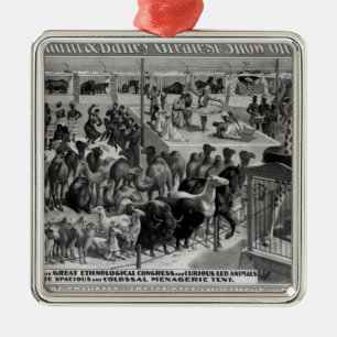 Poster adverteren: "De Barnum en Bailey Metalen Ornament