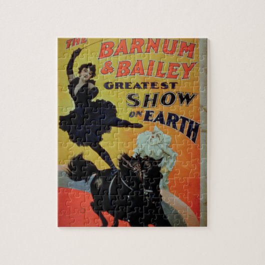 Poster adverteren 'de Barnum en de Bailey Greatest Legpuzzel (Verticaal)