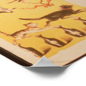 Poster adverteren de Cirque d'Ete in de (Hoek)