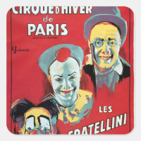 Poster adverteren de Cirque d'Hiver de Paris
