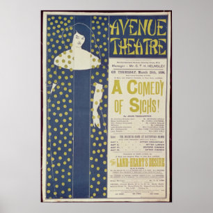 Poster adverteren een Comedy van de Sighs