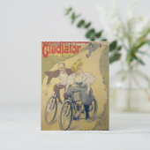 Poster adverteren Gladiatorfietsen Briefkaart (Staand voorkant)