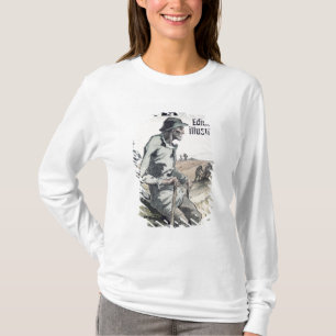 Poster adverteren "La Terre" door Emile Zola, 1889 T-shirt