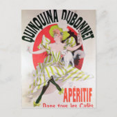 Poster adverteren Quinquina Dubonnet" Briefkaart (Voorkant)