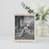 Poster adverteren "Samson en Dalila" Briefkaart (Staand voorkant)