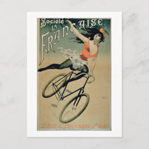 Poster adverteren "Societe La Francaise", Parijs ( Briefkaart