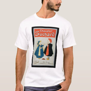 Poster adverteren "Suchard Chocolate" (kleur verli T-shirt