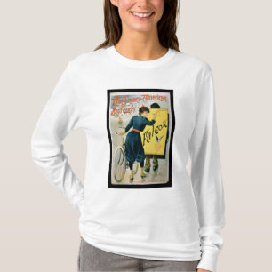 Poster adverteren "The Franco-American Bicycle Co T-shirt