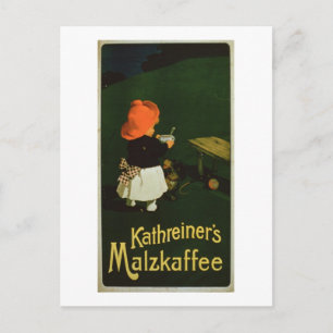 Poster adverteren voor "Kathreiner's Malt Coffee" Briefkaart