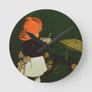 Poster adverteren voor "Kathreiner's Malt Coffee" Ronde Klok