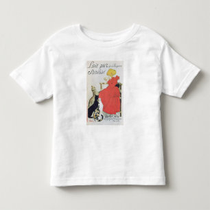 Poster adverteren zuiver gesteriliseerde melk kinder shirts