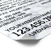 Poster Advertising d'artist Marble (Coin)