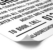 Poster Advertising de football américain (Coin)