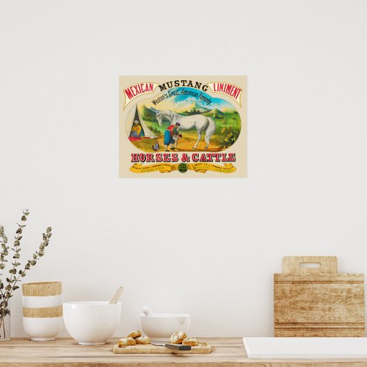 Poster Advertising de Mustang (Cuisine)