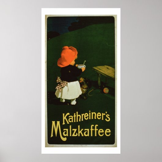 Poster advertising for Kathreiner's Malt Coffee (Devant)