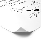 Poster Advice from Winking Cat Fun Animal Humor (Coin)