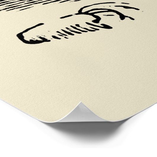 Poster Aegopithecus, Pan, Diable (Coin)