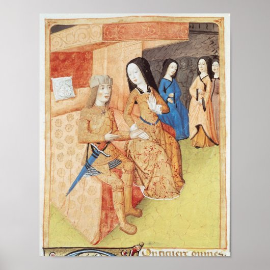 Poster Aeneas et Dido, des oeuvres de Virgil (Devant)