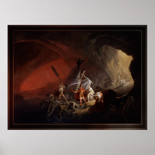 Poster Aeneas et Sibyl Old Masters Reproduction (Devant)