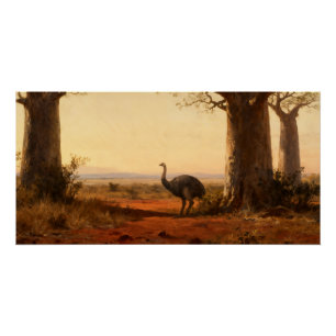 Poster Aepyornis maximus – L'oiseau éléphant de Madagasca