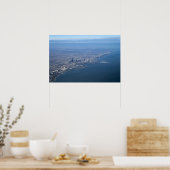 Poster Aerial Chicago (Cuisine)