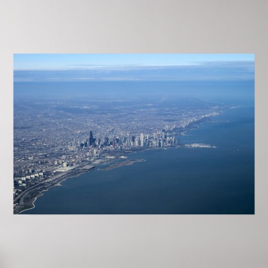 Poster Aerial Chicago (Devant)