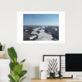 Poster Aérien du lac Candlewood (Bureau à domicile)
