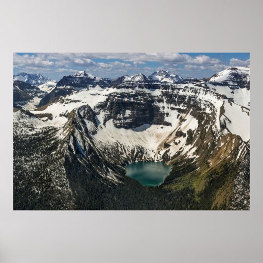 Poster Aérien Du Lac Warderman (Devant)