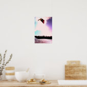Poster aérien Snowboard (Cuisine)