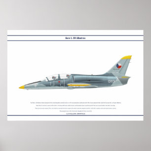 Poster Aero L-39 République tchèque 1