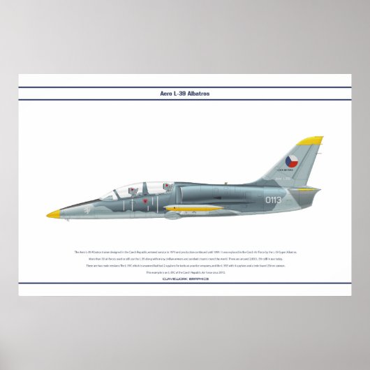 Poster Aero L-39 République tchèque 1 (Devant)