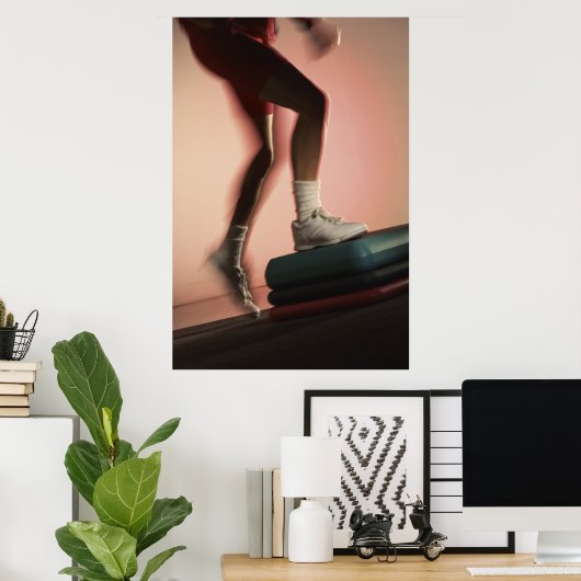 Poster Aérobic (Bureau à domicile)