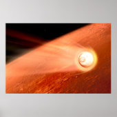 Poster Aérocoque Avec Perpersévérance Rover Descente Vers (Devant)