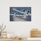 Poster Aéronef A-10 Thunderbolt II (Cuisine)